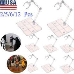 1-12 HG144 Adjustable Action Figure Display Holder Base Doll Model Support Stand