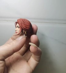 Painted 1/12 Female Beauty Head Sculpt Soldier Head For 6″ Horsemen Figure