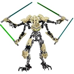 32 cm General Grievous Action Figure with Lightsaber – Buildable Block Toy Gift