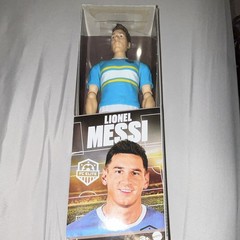 Unopened Mattel FC Elite Lionel Messi Soccer Action Figure 3+ Blue/White