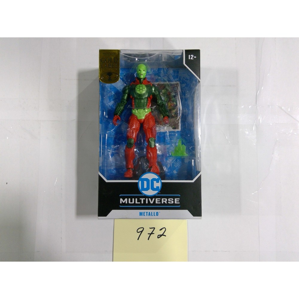 McFarlane DC Multiverse Metallo Action Figure 7in Green New Gold Label Exclusive