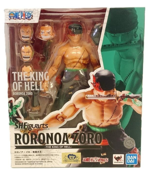 S.H.Figuarts Roronoa Zoro King of Hell One Piece Bandai Action Figure SHF SH