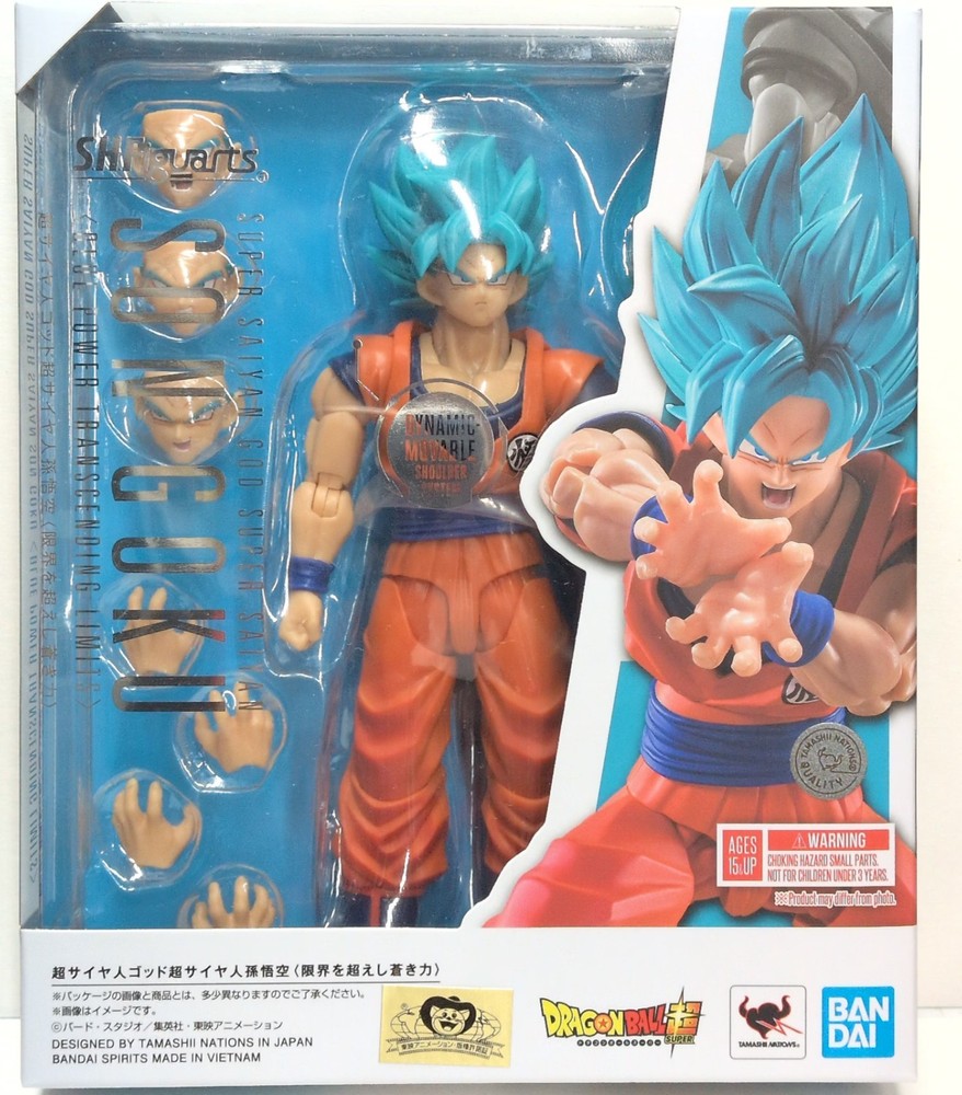 S.H.Figuarts Super Saiyan God Super Saiyan Son Goku Blue Power figure Japan New