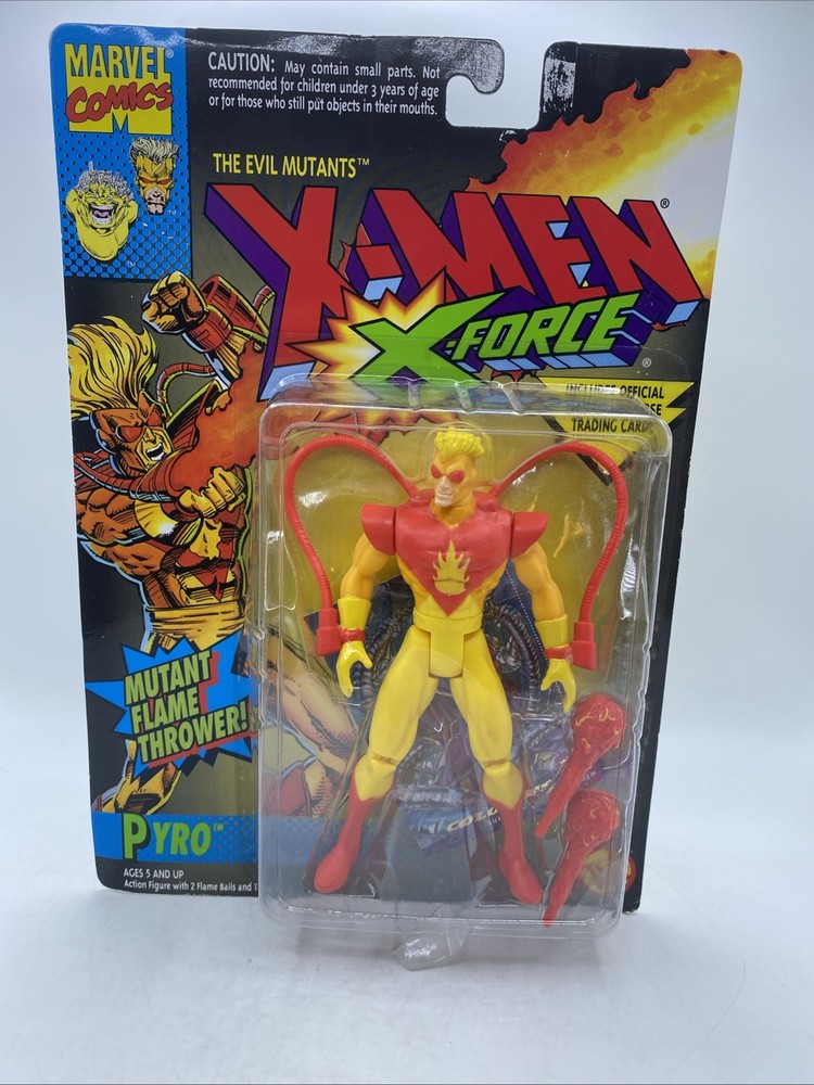 PYRO – 1st Edition – X-Force – X-Men – 90s 1990s Marvel – ToyBiz – 1994