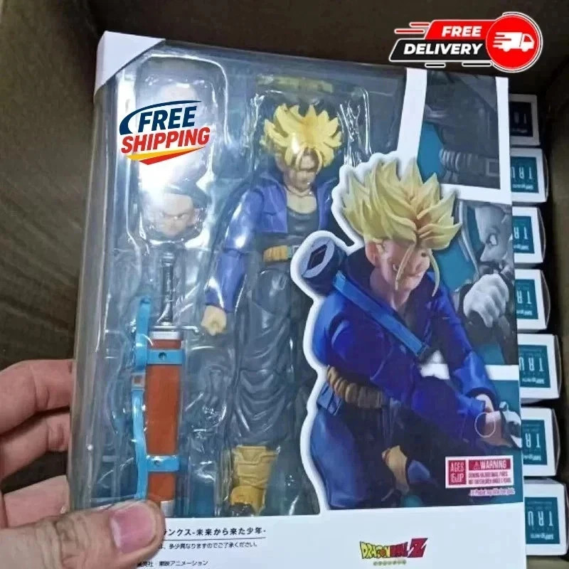 SHF Dragon Ball Z Trunks Figure Super Saiyan Action Figure PVC Model Toy