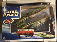Hasbro Star Wars Saga Collection 2002 Attack of The Clones Zam Wesell’s Speeder