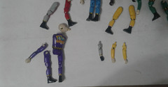 Crash Dummies Action Figures Vintage Loose Lot parts