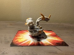 RARE Bakugan Gray Haos Neo Dragonoid BakuLegacy Series 730G (card not included)