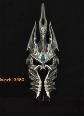 WOW Helm of Domination Lich King Death Knights 1/1 Life Size Helmet Prop Model