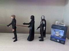 Hasbro Star Wars & Black Series Mandalorian Grogu Darth Vader Luke Skywalker