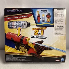 Marvel Spider-Man Super Web Slinger 2 in 1 Shoots Webs or Water Shooter Toy New