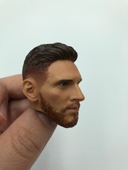 1/6 Lionel Messi Head Sculpt Barcelona Soccer for 12″ figure hot toys ❶USA❶