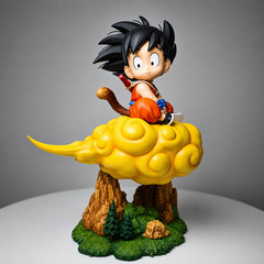 21cm/8.27inch Dragon Ball Kintoun Goku Figure Kid Goku Pvc Statue Action Figures