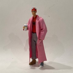 SU-SPD-ROBE: 1/12 Pink bathrobe for Marvel Legends Mafex Peter Parker Spiderman