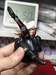 1/12 Catwoman Scale Black Cat Fluorescent Eye Head Carving For 6″ Action Figure