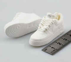 1/6 casual white sneakers shoes for 12″ male figure hot toys phicen ❶USA❶