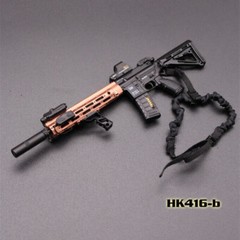 1:6 Scale HK416 M4 Assault Rifle Weapon Gun 12” Action Figure Soldier Plastic