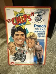 MEGO CHIPS 3.75 PONCH Figure Unpunched Hole Rare New Vintage
