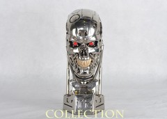 The Terminator T2 Arnold T800 1:1 Life-size Bust Endoskeleton Resin Statue gift