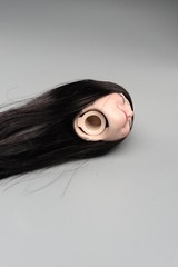 1/6 Female Head Sculpt Asian Smile Beauty Girl Model For 12″ PH TBL Figure Body