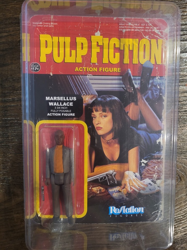 Funko ReAction Pulp Fiction Marsellus Wallace Action Figure Super 7 Unpunched