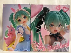 Hatsune Miku AMP+ Figure Set Birthday 2025 & Rody Ver TAITO Sealed Box Damage