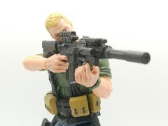 Custom 1:12 Scale HK 416 Assault Rifle 2pc Set for 6″ GI JOE Classified Figures