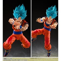 S.H.Figuarts Super Saiyan God Super Saiyan Goku Blue Power Dragon Ball Figure