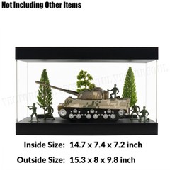 Acrylic Display Case Dustproof Box 1/6 Action Figures Large Collectibles US 16”