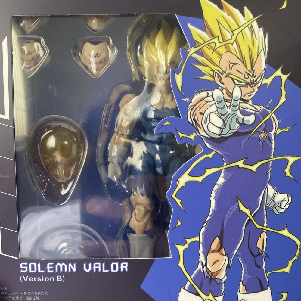 Black Hole Toys Solemn Valor B Majin Vegeta Action Figure