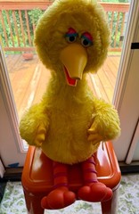 Talking Big Bird Vintage 1986 Story Magic Ideal Sesame Street – Works!