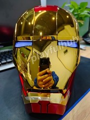 Autoking Iron Man Mask Mk5 1:1 Helmet Wearable Voice Touch Cosplay Props Jarvis