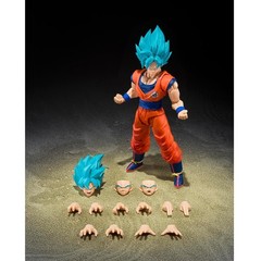 BANDAI S.H.Figuarts Super Saiyan God SS Son Goku Blue Power Transcending Limits