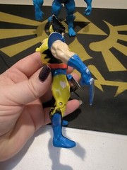 ToyBiz X-Men Battle Ravaged Wolverine 1994 & Mutant Flipping Power Beast 1995