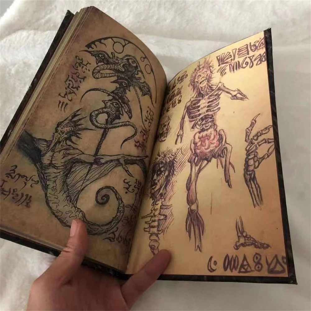 Necronomicon Evil Dead Book Prop Resin Dark Magic Demon Summon Horror Halloween