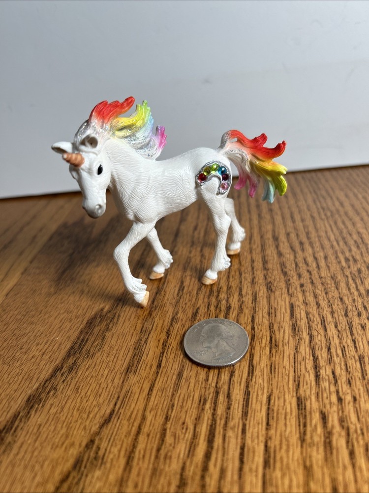 Schleich Bayala Rainbow Unicorn Horse Foal Figurine Toy Figure 73527 2015
