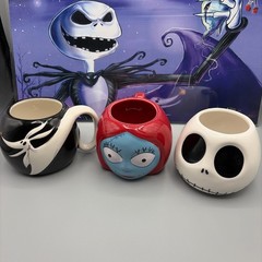 The Nightmare Before Christmas: JACK/SALLY/ZERO Mugs Cups GIFT SET!