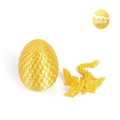 3D Printed Dragon Crystal Fully Articulated Dragon Fidget Toys Home Office Decor