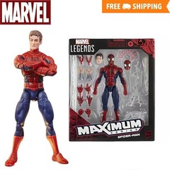 Marvel Legends Spider-Man Maximum Series w/Spider Web 5.5″ Action Figur ✅