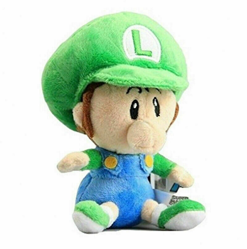 Super Mario Bros. Toys Animals Baby Luigi Plush Doll 5 Inches Kids toy