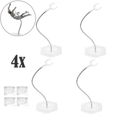 4PCS Adjustable Action Figure Display Holder Base Doll Model Support Stand USA
