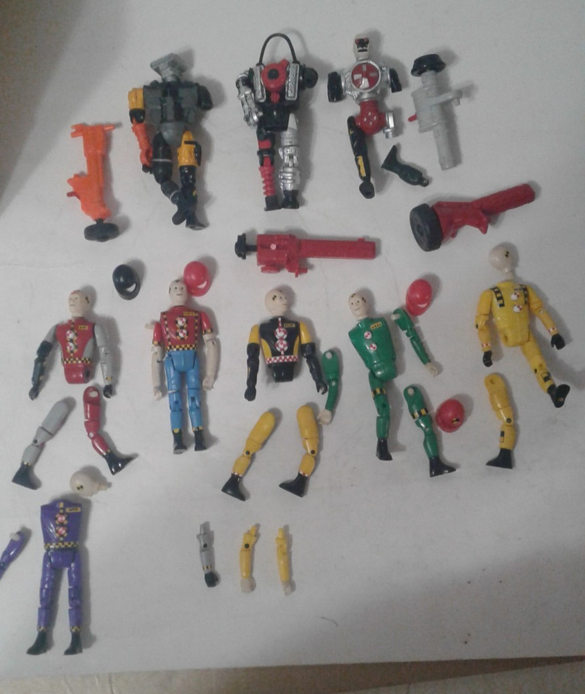 Crash Dummies Action Figures Vintage Loose Lot parts