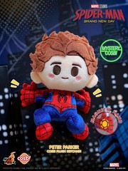 Hot Toys Cosbi Spider-Man Brand New Day Plush Keychain Doll Pendant Gift Toy