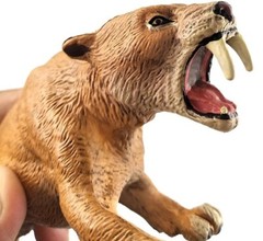 Saber Toothed Tiger Animal Toy PVC Action Figure Kids Toys Party Gifts