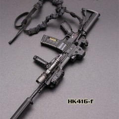 Soldier Accessories 1:6 Scale Plastic Assault Rifle Weapon Gun Fit 12” Figure