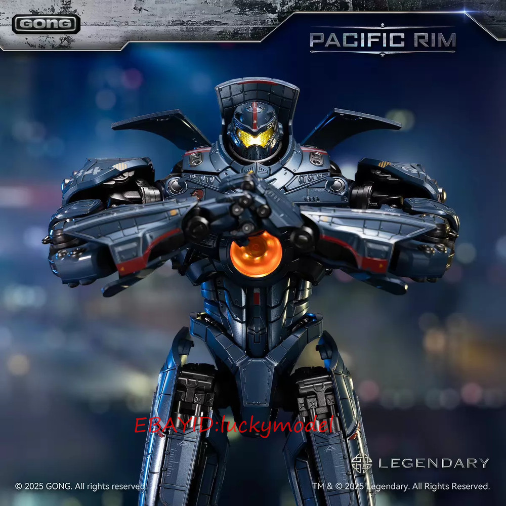 GONG Pacific Rim Gipsy Danger Alloy Action Figure Diecast Collectible Model