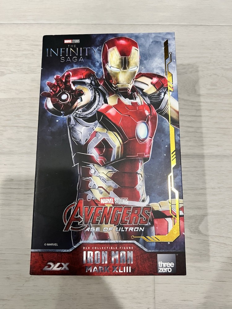 Threezero DLX Avengers: Infinity Saga Iron Man Mark 43 1/12 Scale Action Figure