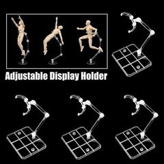Adjustable Display Stand For 6″ Action Figure Clear Plastic Holder 1/4/5/8/10/12