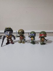 The Loyal Subjects TMNT Blind Box Action Vinyls Lot of 4