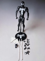 🔥Mess Toys Black Suit Neighbor Spider-Man Symbiote Action Figure No Box Complet